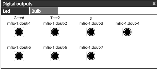 Digital outputs